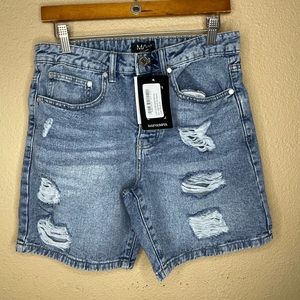 Ripped Jean Shorts
